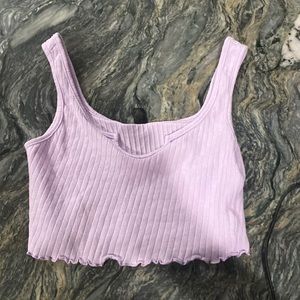 crop top purple